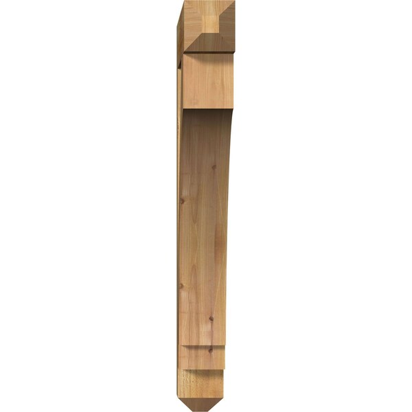 Imperial Craftsman Rough Sawn Bracket, Western Red Cedar, 4W X 26D X 34H